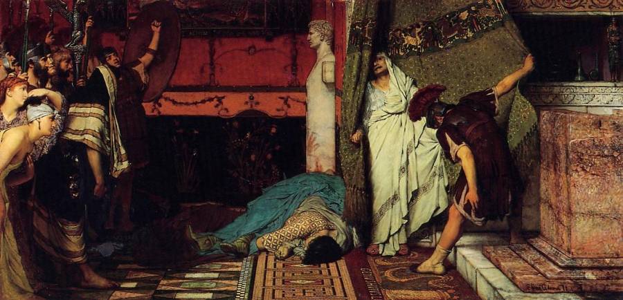 Alma-Tadema Lawrence - Un empereur romain - Claudius.jpg